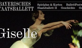 Affiche Giselle Bayerisches Staastoper München