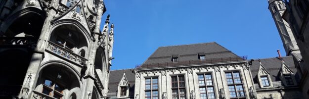 Cour intérieure de la mairie de Munich à Marienplatz
