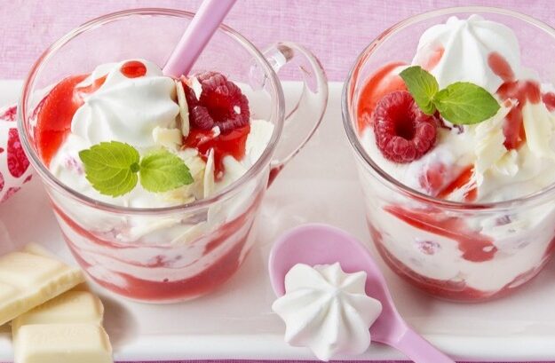 Recette Quark aux framboises