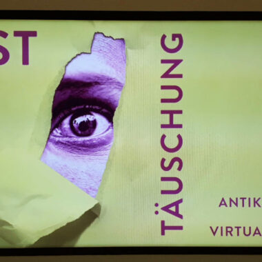 Affiche de l'expo Lust der Täuschung à la Kunsthalle de Munich © A.Tondre