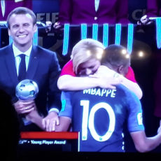 Capture d'écran, la France est championne du monde de foot 2018