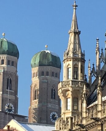 Neues Rathaus et la Frauenkirche de Munich