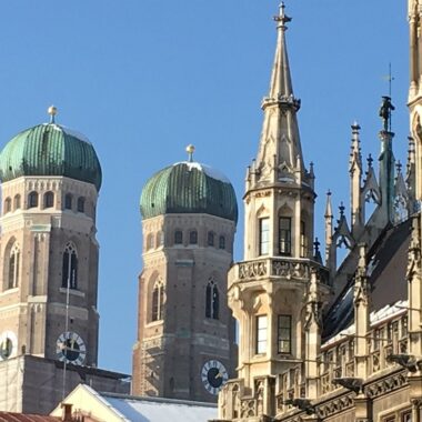 Neues Rathaus et la Frauenkirche de Munich