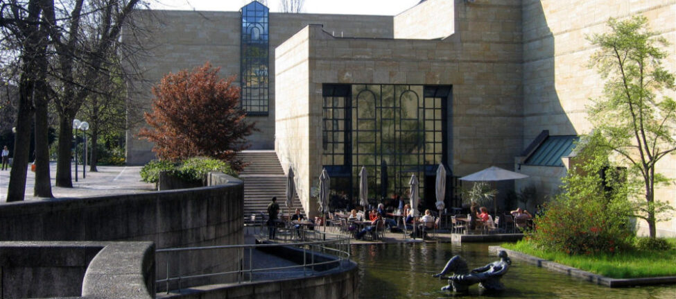 Façade de La neue Pinakothek de Munich