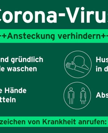 Affiche Coronavirus © Bundesregierung corona virus
