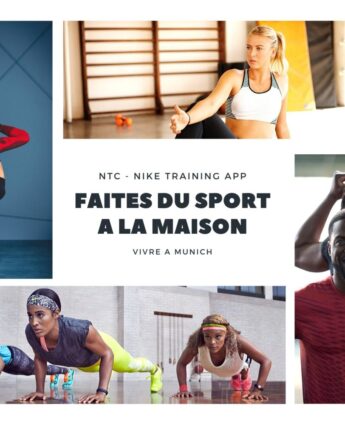 Faites du sport à la maison avec Vivre A Munich © Nike
